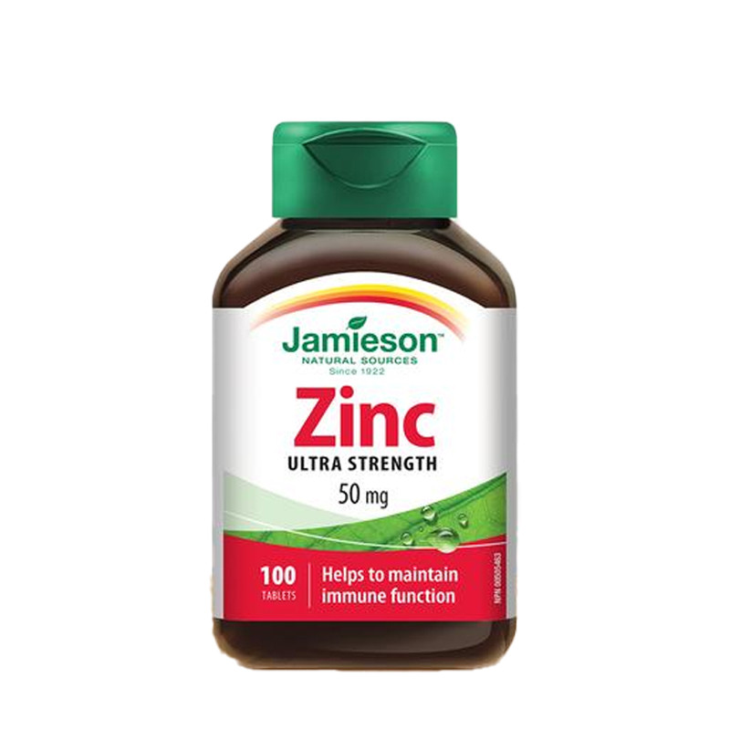 Jamieson Zinc 50 mg, 100 tablete 100