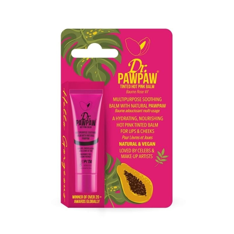 Dr PawPaw Balsam multifunctional, nuanta Hot Pink,10ml Balsam imagine noua