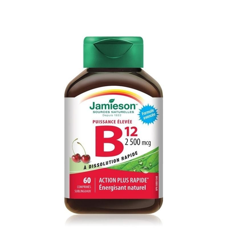 Jamieson Vitamina B12 2500 mcg, 60 tablete 2500 imagine noua