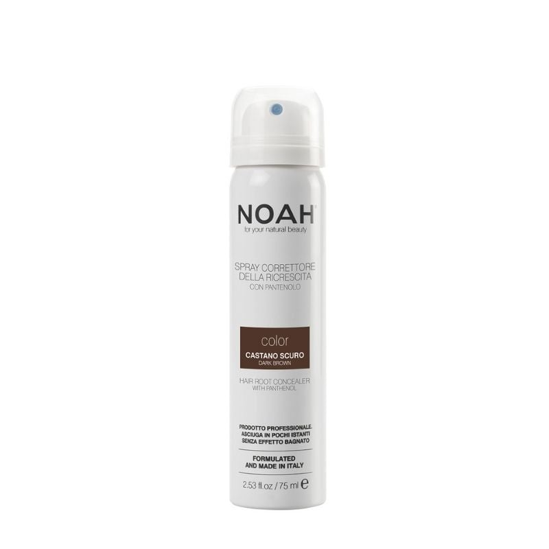 Noah Spray Corector Cu Vitamina B5 Pentru Acoperirea Radacinii Parului - Castaniu Inchis, 75 Ml