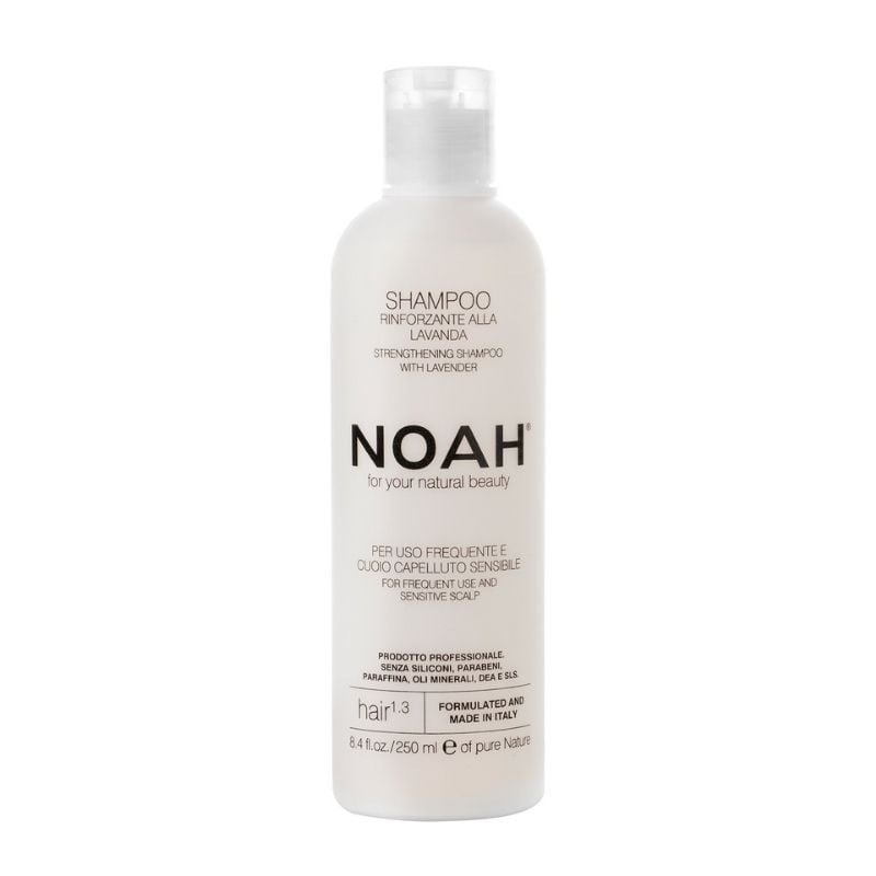 Noah Sampon natural fortifiant cu lavanda pentru uz frecvent si scalp sensibil (1.3), 250 ml 1-3 imagine noua