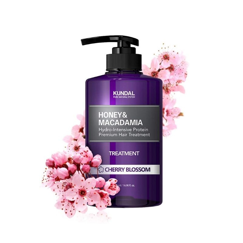 Kundal Tratament hipoalergenic extra-hidratant cu proteine, Cherry Blossom, 500 ml 500 imagine 2022