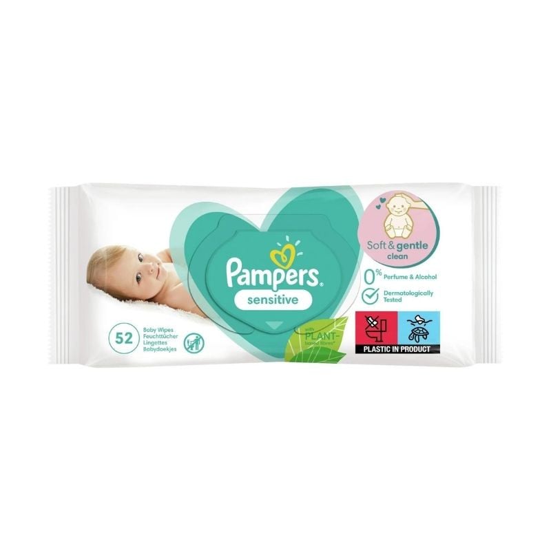 Pampers Servetele umede Sensitive, 52 bucati clasice 2023-09-22