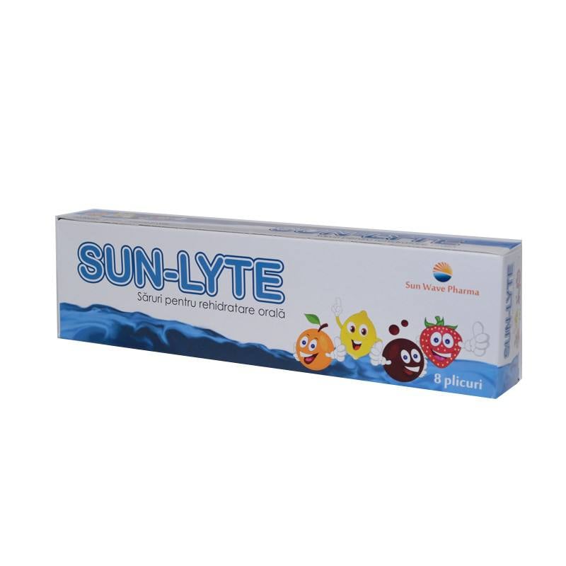 Sun-Lyte x 8 plicuri saruri rehidratare digestive imagine teramed.ro
