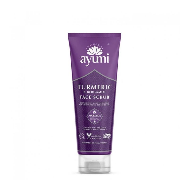 Ayumi Exfoliant facial Turmeric si Bergamota, 125 ml