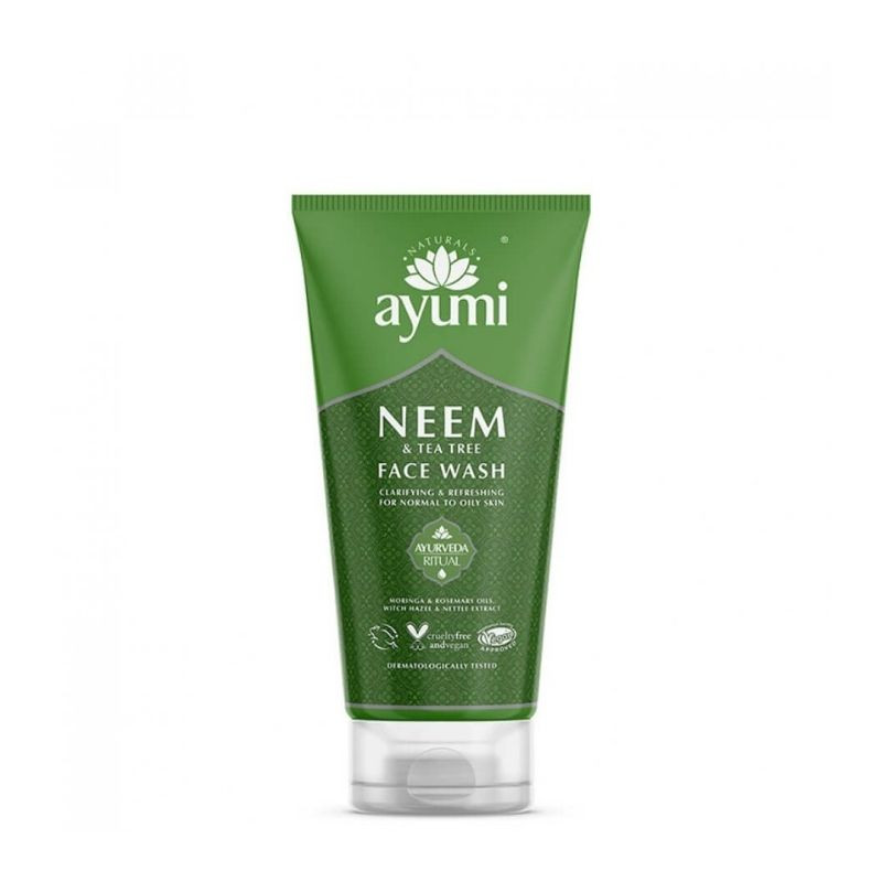 Ayumi Gel de curatare faciala cu Neem si Tea Tree, 150 ml
