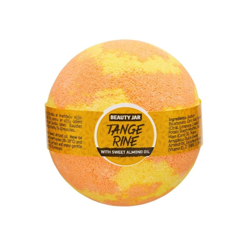 Beauty Jar Bila de baie efervescenta cu mandarina, Tangerine, 150g 150g imagine noua
