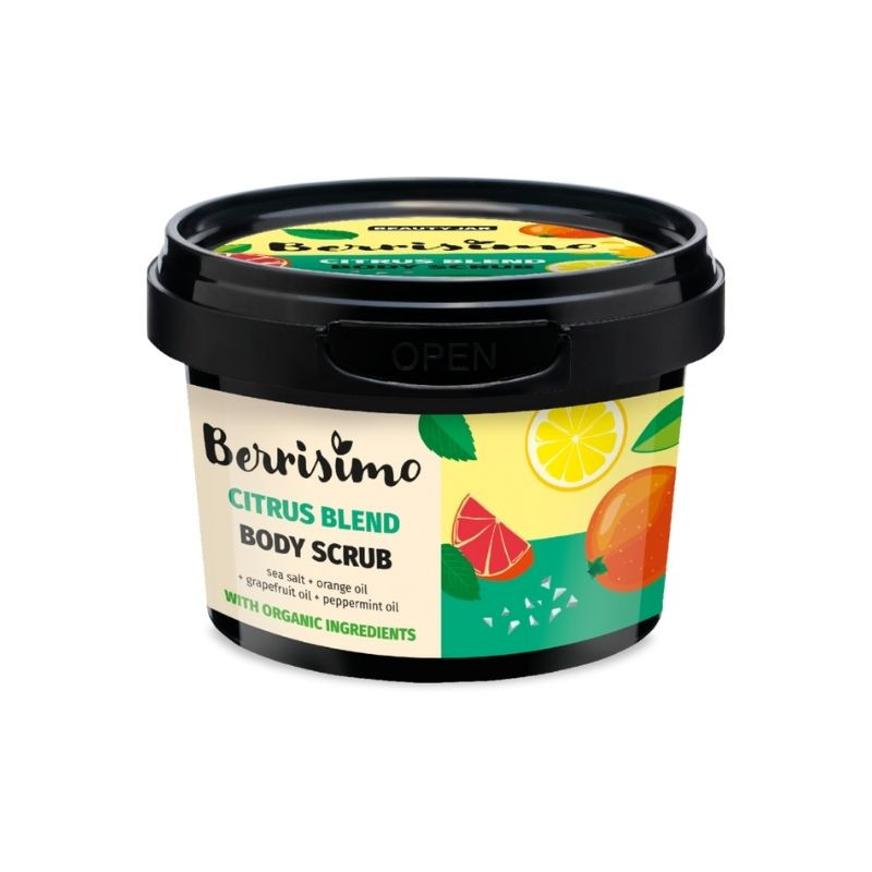 Beauty Jar Scrub pentru corp cu sare de mare si ulei de portocale, Berrisimo, 400 g Frumusete si ingrijire 2023-09-24