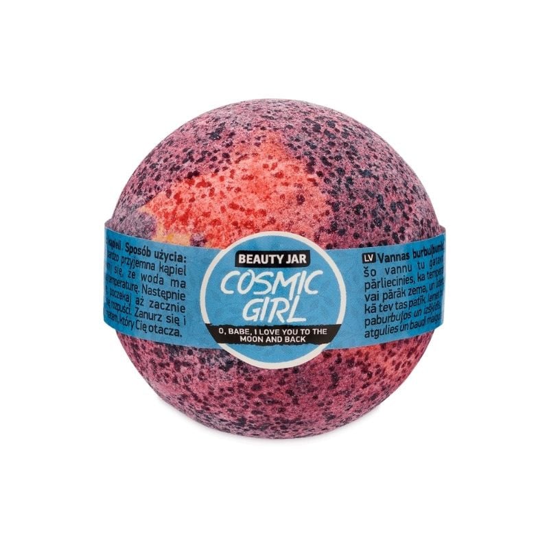 Beauty Jar Bila de baie efervescenta cu aroma de cirese, Cosmic Girl, 150g 150g imagine noua