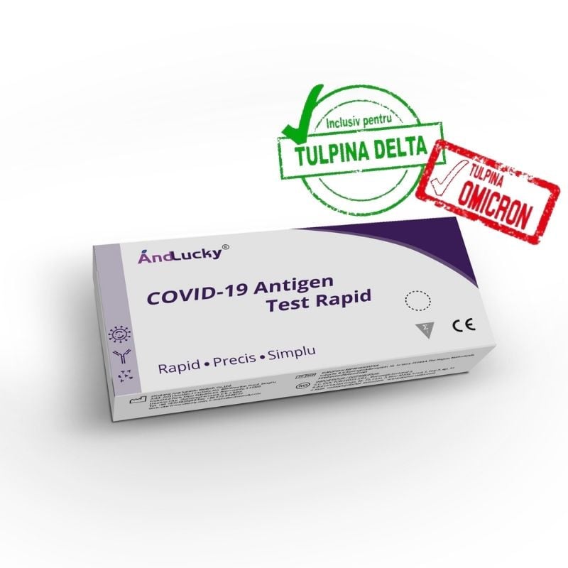 Test rapid antigen COVID 19 AndLucky nazofaringian Dr.Swiss, 1 test/cutie Dispozitive Medicale 2023-09-22 3