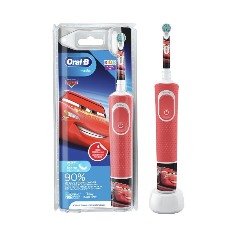 Oral B Periuta electrica D100.413.2K Cars, 1 bucata La Reducere bucata