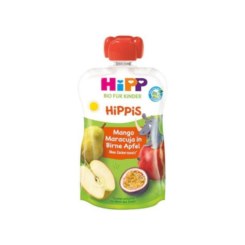 Hipp Piure de fructe para, fructul pasiunii si mango, 100g 100g imagine noua