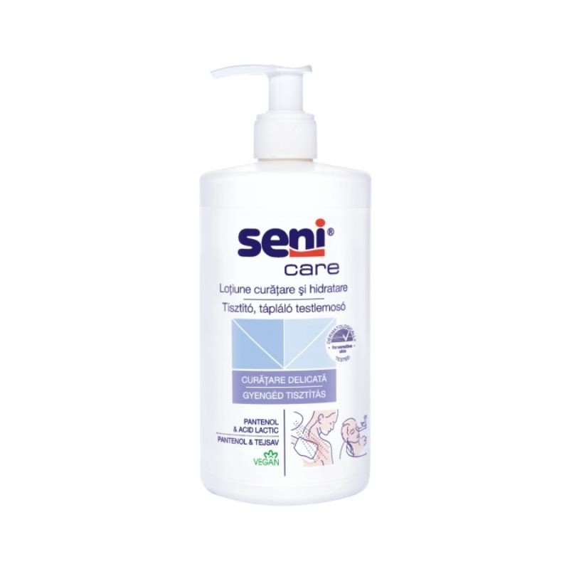 SENI CARE Lotiune curatare si hidratare, 500 ml