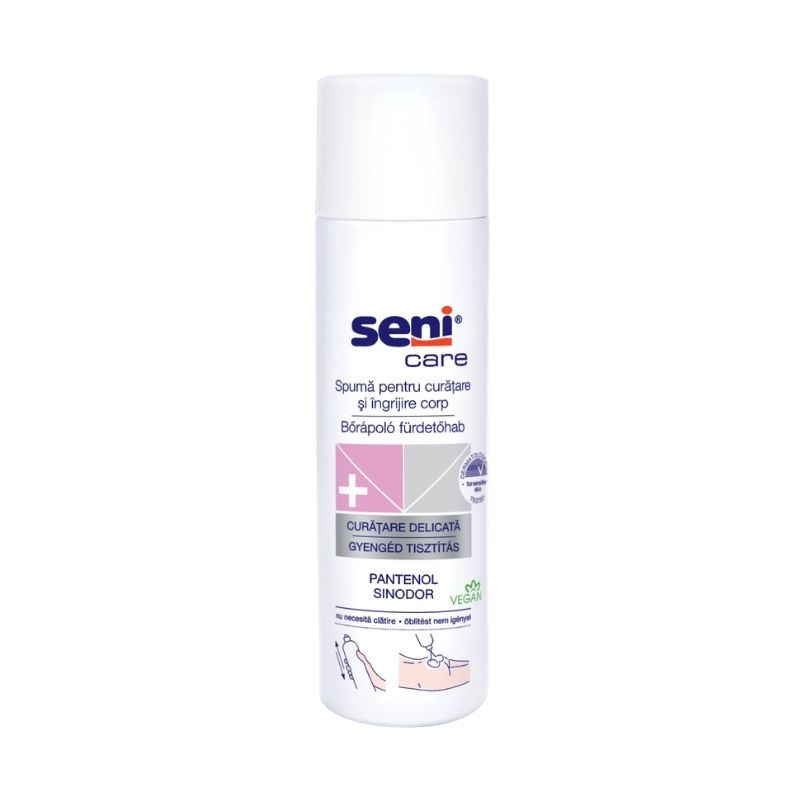 SENI CARE Spuma curatare sI ingrijire corp, 500 ml 500 imagine 2021