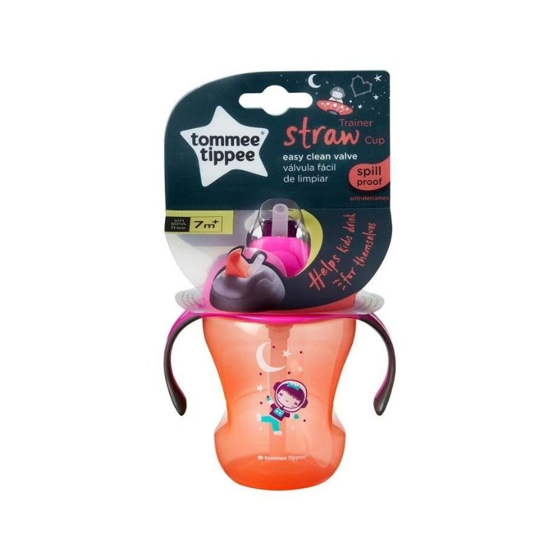 Tommee Tippee Cana Easy Drink cu pai, roz/portocaliu, 230ml, 1 bucata Hrana bebe si copii 2023-09-22
