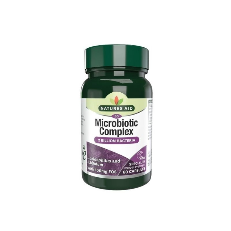 Natures Aid Microbiotic Complex, 60 capsule Aid imagine teramed.ro