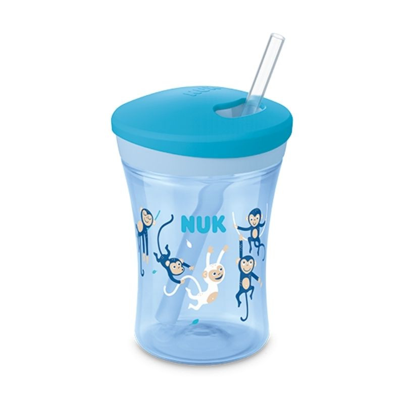 NUK Cana Evolution Action cu pai de baut, Albastru, 12 luni+, 230ml Accesorii hrana bebe