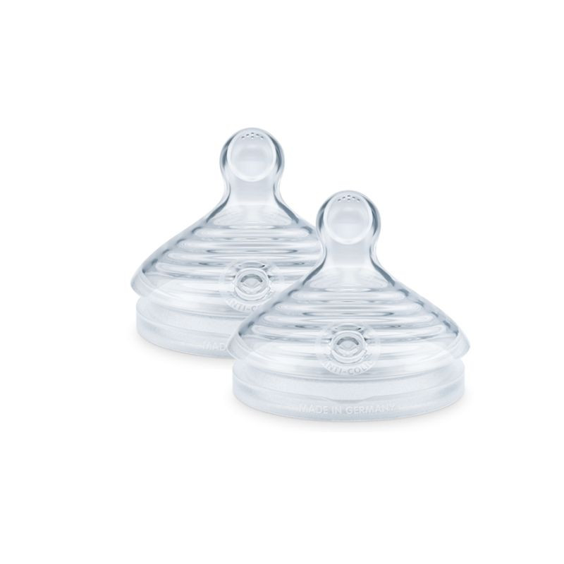 NUK Nature Sense Tetina silicon, marimea S, 2 bucati bucati imagine noua