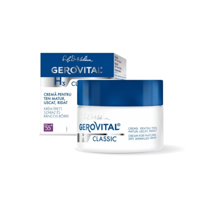 Gerovital H3 Classic Crema Antirid 55+, 50ml