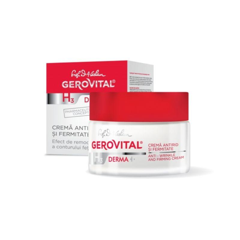 Gerovital H3 Derma+ Crema antirid si fermitate, 50ml 50ml imagine teramed.ro
