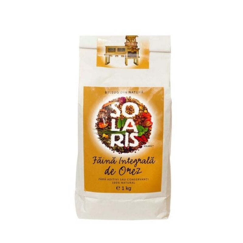 SOLARIS Faina integrala orez, 1kg 1kg imagine 2022