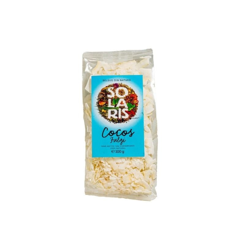 SOLARIS Fulgi de cocos,100g Fructe deshidratate 2023-09-23