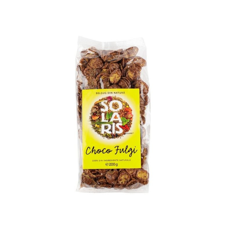 SOLARIS Choco fulgi 200g 200g imagine noua