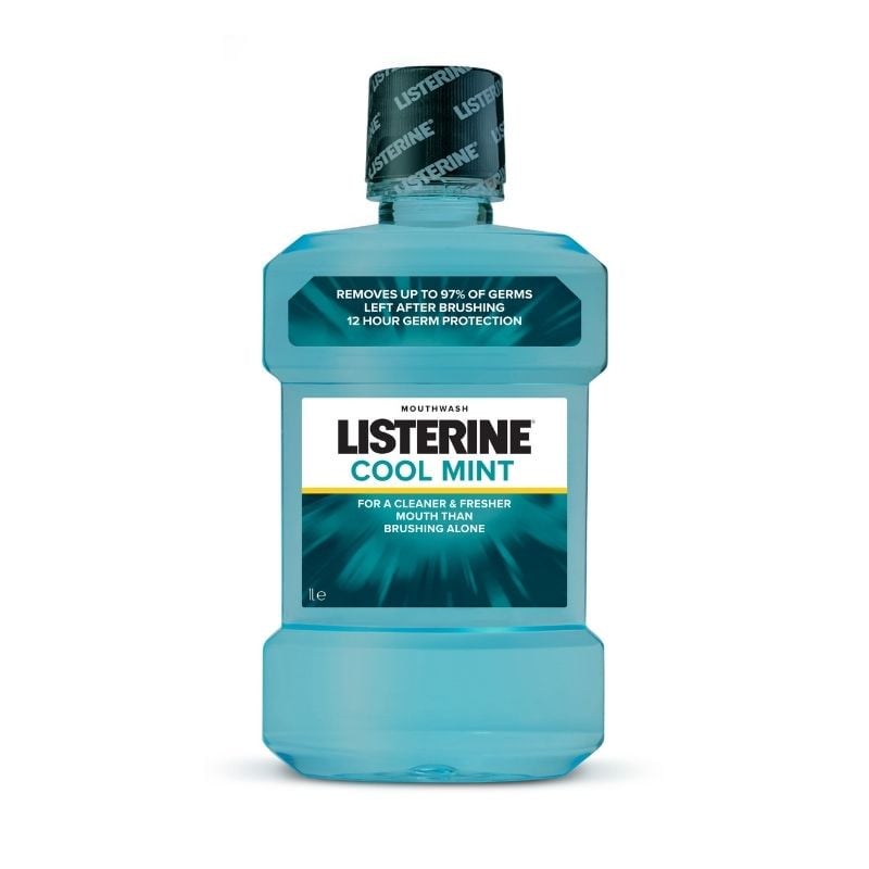 Listerine apa de gura coolmint, 1l