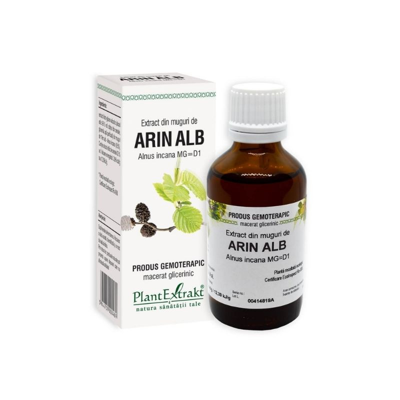 Extract din muguri de ARIN ALB, 50 ml Alb imagine teramed.ro