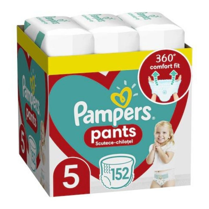 Pampers Pants Scutece chilotel Marimea 5 Junior, 152 bucati 152 imagine noua