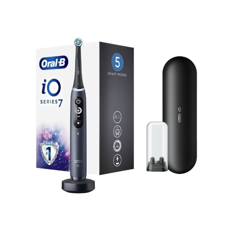 Oral B Periuta Electrica Io Series 7, Black + Taxa Verde 1 Ron