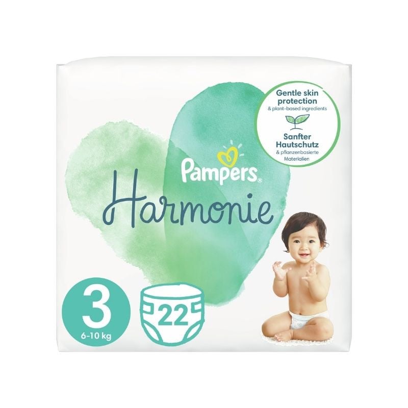 Pampers Scutece Harmonie Marimea 3, 6-10kg, 22 Bucati