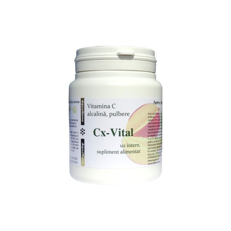 AGHORAS Cx-Vital, Vitamina C Alcalina Tamponata pulbere, 100g