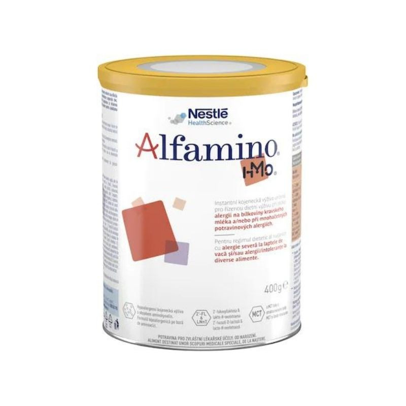 Nestle ALFAMINO HMO Formula speciala de lapte praf de la nastere, 400g 400g imagine noua