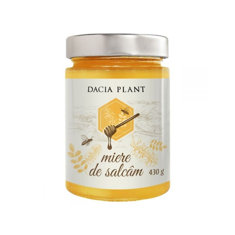 DACIA PLANT Miere de Salcam, 430g 430g imagine teramed.ro