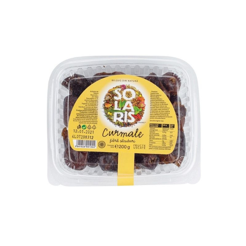SOLARIS Curmale fara samburi, 200g Fructe deshidratate 2023-09-23