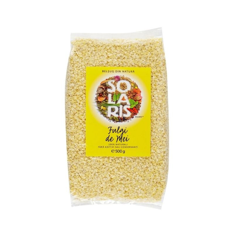 SOLARIS Fulgi de mei, 500g 500g imagine noua