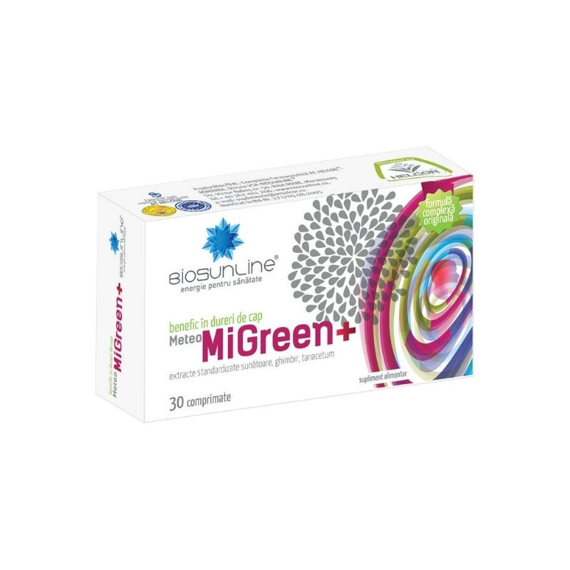 BioSunLine MeteoMiGreen, 30 comprimate BIOSUNLINE imagine 2022