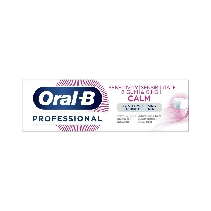 Oral B Pasta de dinti S&G Calm Gentle Whitening, 75ml 75ml imagine noua
