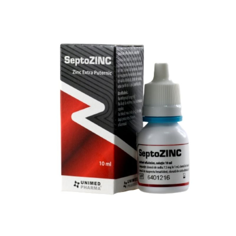 SeptoZinc picaturi ochi, 10ml farmacie nonstop online pret mic aptta