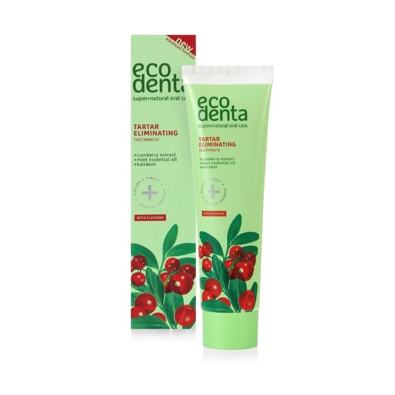 Ecodenta Pasta de dinti 2 in 1, anti-tartru, cu efect racoritor, 100ml 100ml imagine noua