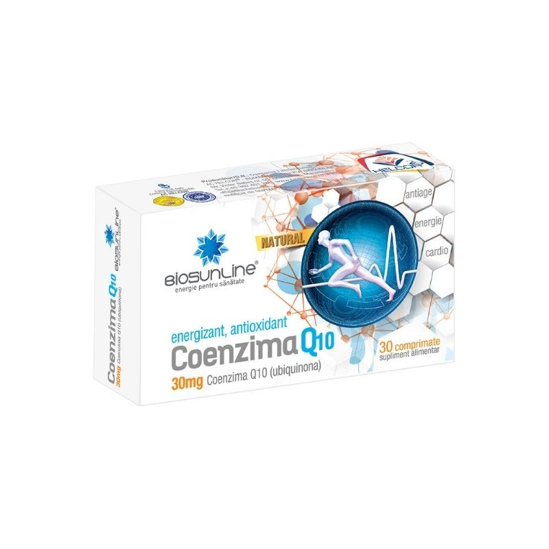 BioSunLine Coenzima Q10 30mg, 30 comprimate Inima sanatoasa 2023-10-03