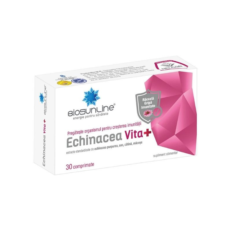 BioSunLine Echinacea Vita Plus, 30 comprimate Imunitate forte