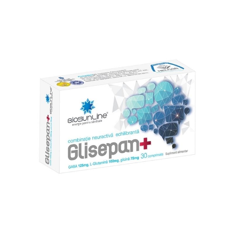 BioSunLine Glisepan, 30 comprimate Stres si somn 2023-09-22