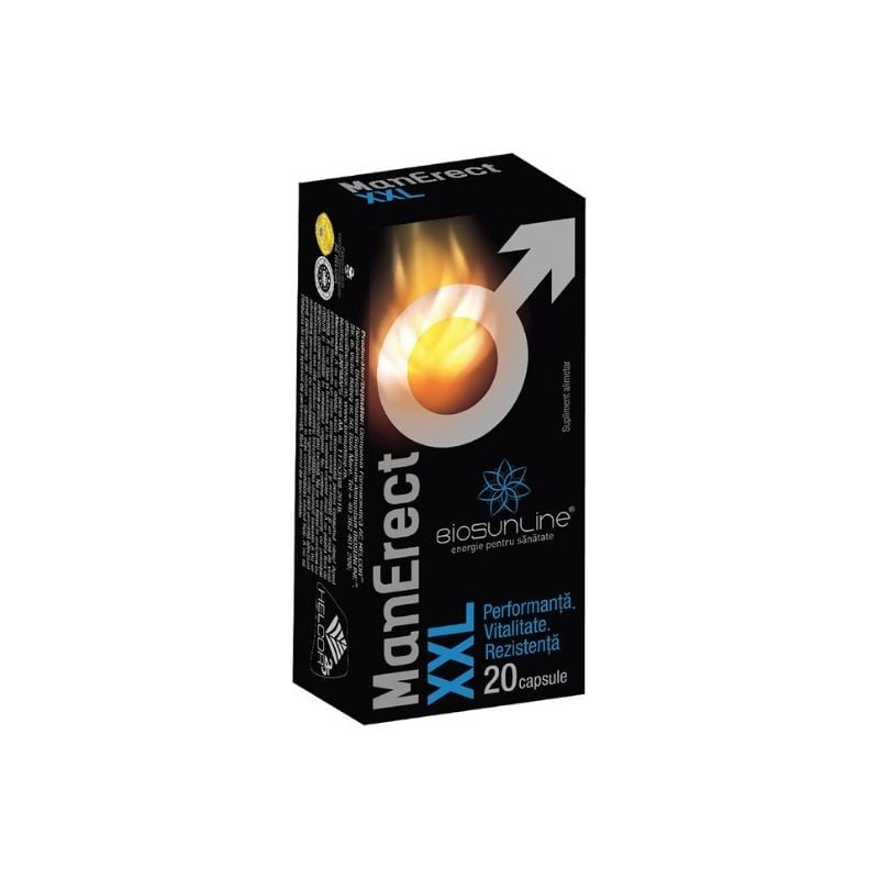 BioSunLine ManErect XXL, 20 comprimate Cuplu si sex 2023-09-23