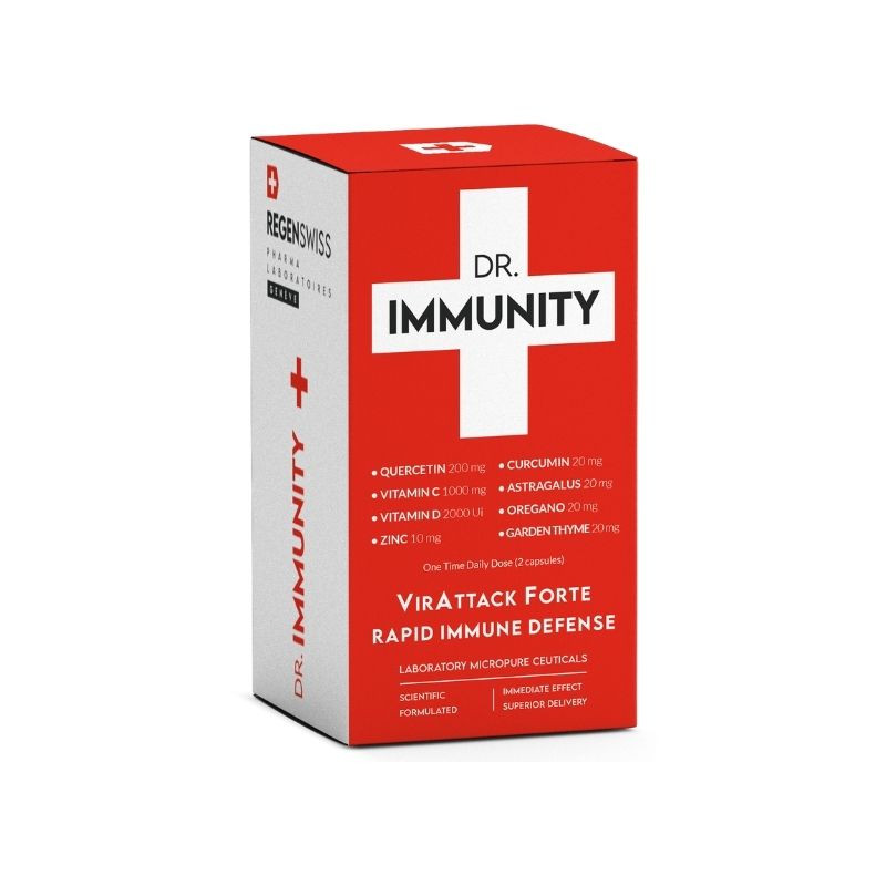 Regenswiss Dr. Immunity complex de vitamine pentru imunitate, 60 capsule capsule imagine 2022