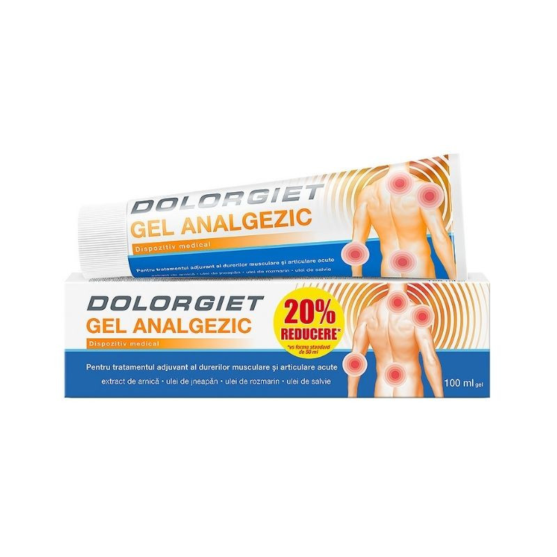 Zdrovit Dolorgiet gel analgezic, 100ml Articulatii, oase si muschi