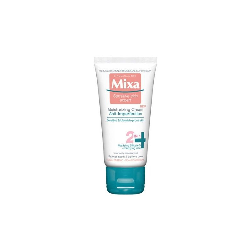 Mixa Anti-imperfectiuni Crema Hidratanta 2 In 1, 50ml