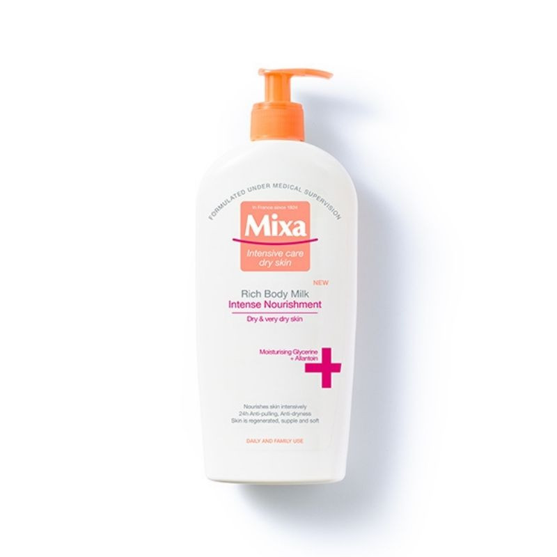 MIXA INTENSE NUTRITION Lapte de corp pentru piele uscata, 400ml 400ml imagine 2022