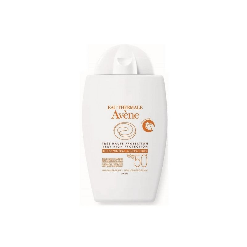 Avene Sun Mineral Fluid SPF 50+, 40ml Frumusete si ingrijire